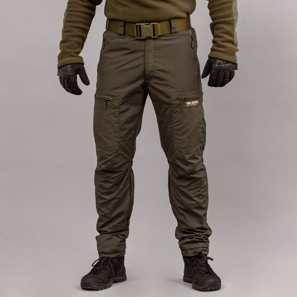 Komplet "TRAVEL DEFENCE" ANORAK DARK OLIVE 2 w 1 (Taslan + Mikropolar)