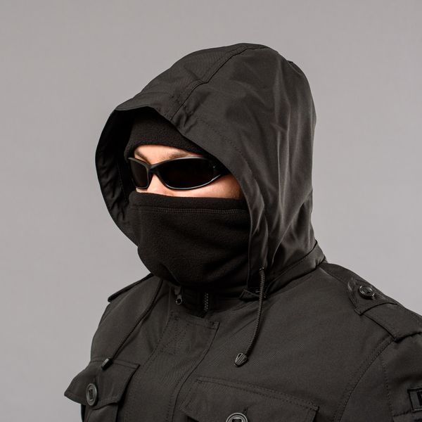 Куртка бушлат зимова "RAPTOR-3" ВВЗ BLACK (Мембрана + Синтепон + Фліс) 0008800XL0000000 фото