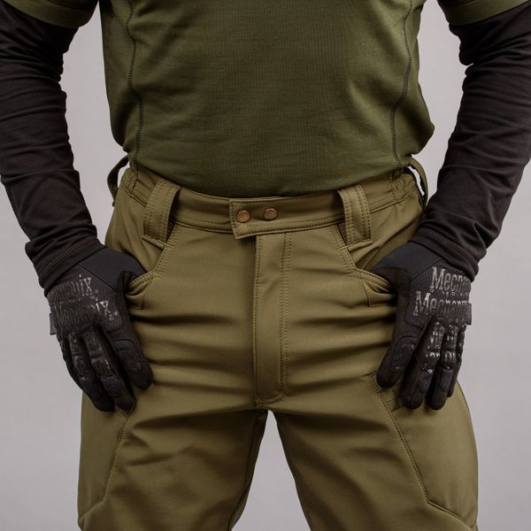 Pants "URBAN SCOUT" OLIVE (SoftShell) 00333000L0000000 photo