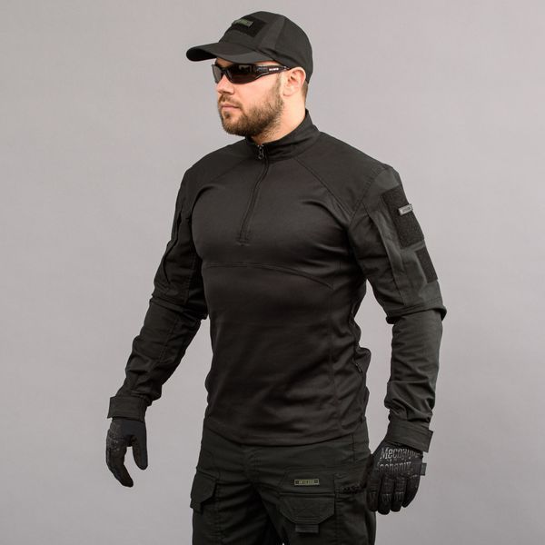 UBACS Combat Shirt "ANTITERROR II" BLACK (Rip-Stop + CoolPass + Ribana) 00221000L0000000 photo