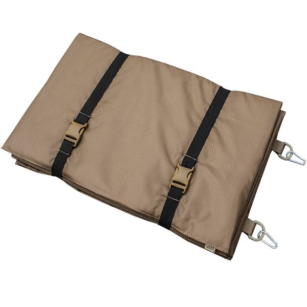 Hiking sleeping pad "ARMY" COYOTE (Raincoat fabric + Polyethylene foam) 0005500000000000 photo