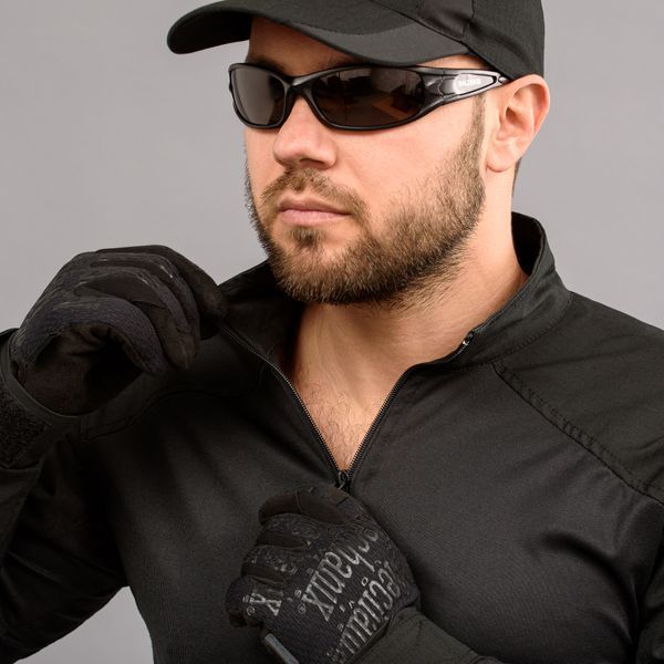 UBACS Combat Shirt "ANTITERROR II" BLACK (Rip-Stop + CoolPass + Ribana) 00221000L0000000 photo