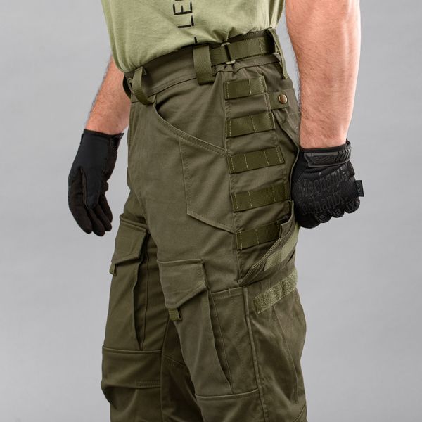 Spodnie taktyczne "SHTORM" OLIVE (Jeans)
