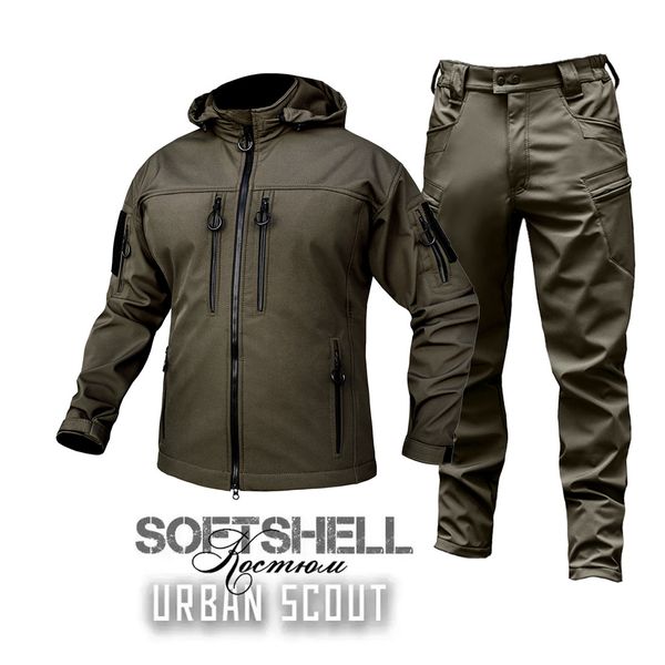 Suit "URBAN SCOUT" OLIVE (SoftShell) 0036403XL0000000 photo