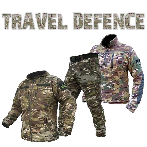 Комплект милитари "TRAVEL DEFENCE" 3 в 1 MULTICAM (Таслан + Микрофлис) 00379000S0000000 фото