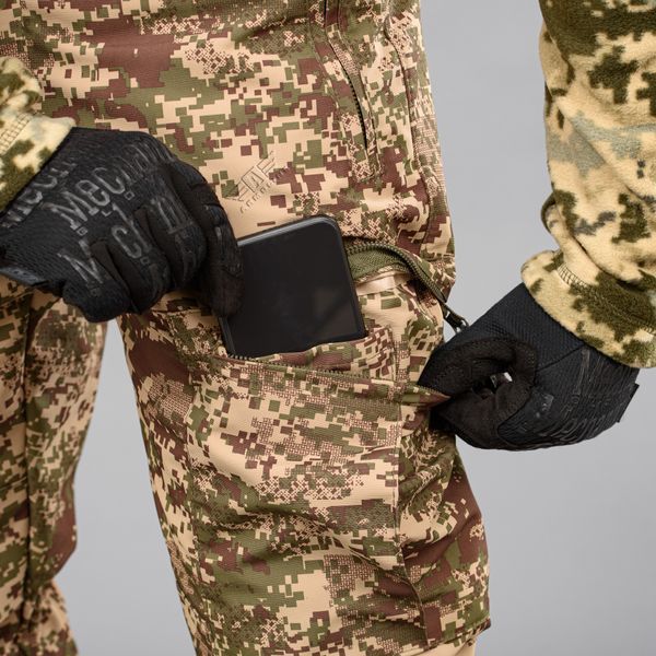 Komplet "TRAVEL DEFENCE" ANORAK PREDATOR PIXEL 2 w 1 (Taśma + Mikropolar)