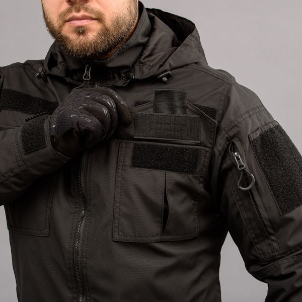 Куртка тактична "ANTITERROR II" BLACK (Мембрана) 0009300XL0000000 фото