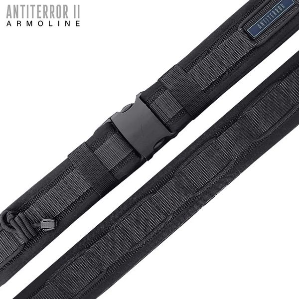 Tactical belt "ANTITERROR II" BLACK 5 cm (Polyamide) 0020100000000000 photo