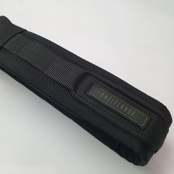 Tactical belt "ANTITERROR II" BLACK 5 cm (Polyamide) 0020100000000000 photo