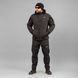 Komplet wojskowy "TRAVEL DEFENCE" 3 w 1 BLACK (Taslan + Mikropolar)