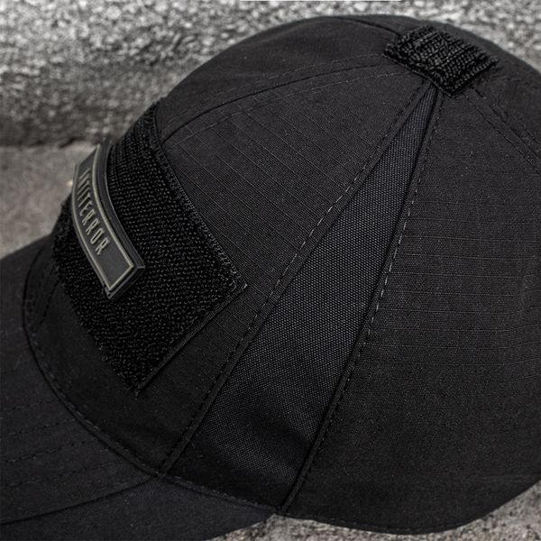 Tactical Baseball Cap "ANTITERROR II" BLACK (Rip-Stop + Membrane) 0004000000000000 photo