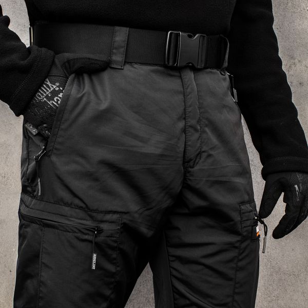 Military suit "TRAVEL DEFENCE" 2 in 1 BLACK (Taslan + Microfleece) 00369000S0000000 photo