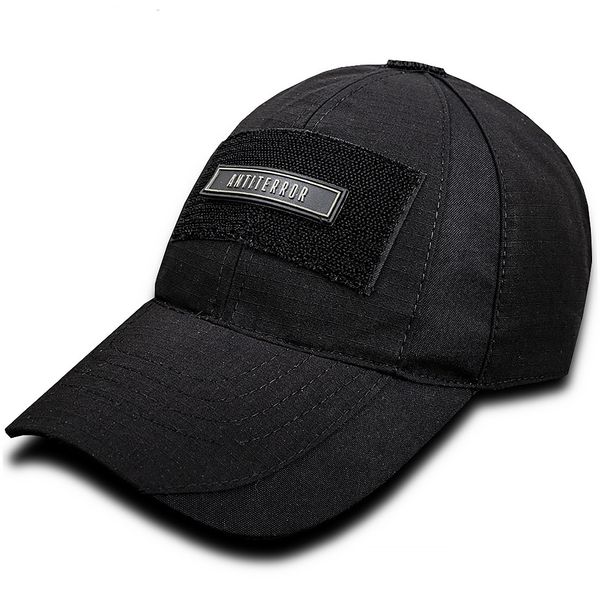 Tactical Baseball Cap "ANTITERROR II" BLACK (Rip-Stop + Membrane) 0004000000000000 photo