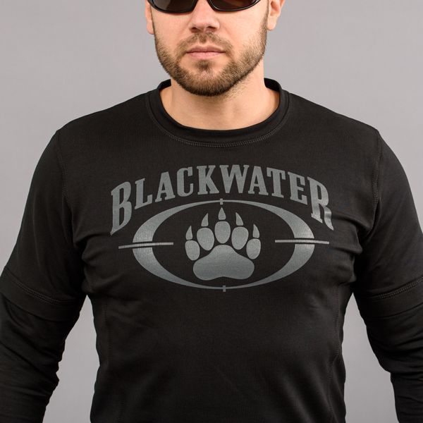 T-shirt with sleeves "BLACK WATER" BLACK (Knitwear) 0028200XL0000000 photo