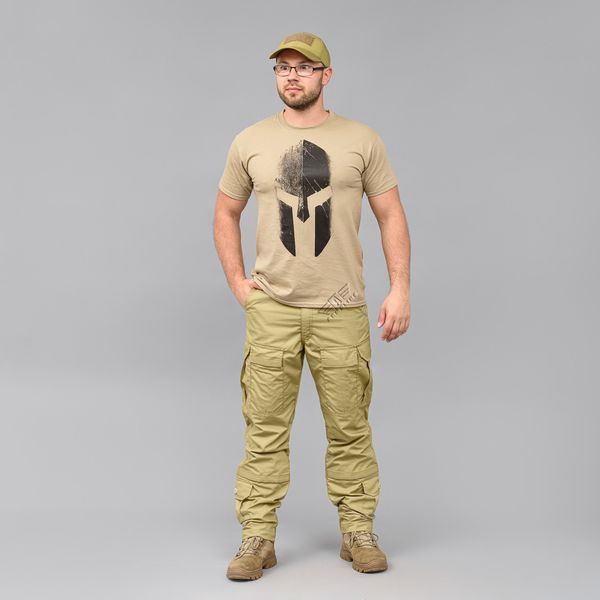 Футболка з принтом "GLADIATOR" KHAKI (Бавовна) 0025700XL0000000 фото