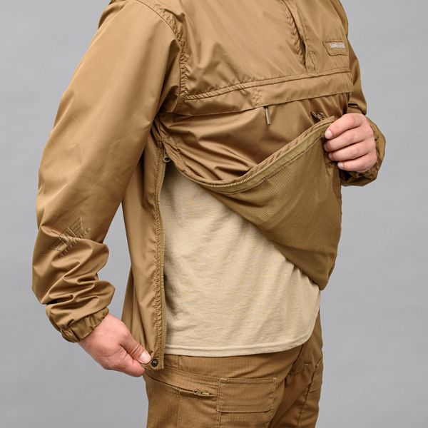 Anorak "SUMMER DEFENCE" COYOTE (Raincoat fabric + Mesh) 00002000S0000000 photo