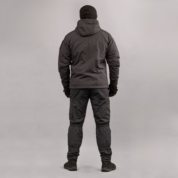 Komplet wojskowy "TRAVEL DEFENCE" 2 w 1 BLACK (Taslan + Mikropolar)