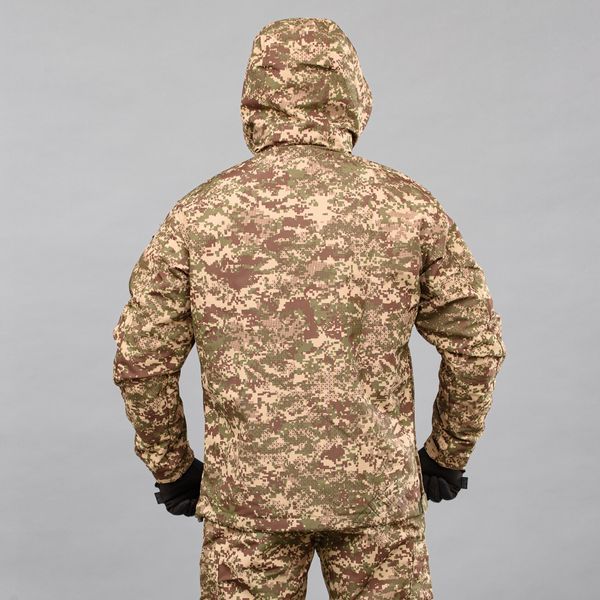 Komplet "TRAVEL DEFENCE" ANORAK PREDATOR PIXEL 2 w 1 (Taśma + Mikropolar)