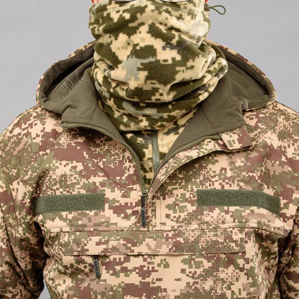 Komplet "TRAVEL DEFENCE" ANORAK PREDATOR PIXEL 2 w 1 (Taśma + Mikropolar)