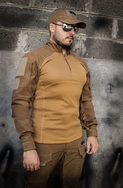 UBACS Combat Shirt "ANTITERROR II" COYOTE (Rip-Stop + CoolPass + Ribana) 00222000S0000000 photo