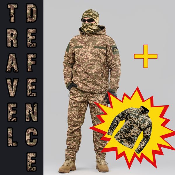 Комплект "TRAVEL DEFENCE" 3 в 1 АНОРАК PREDATOR (Таслан + Микрофлис) 00353000S0000000 фото