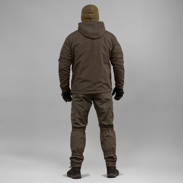 Komplet "TRAVEL DEFENCE" 3 w 1 ANORAK DARK OLIVE (Taslan + Mikropolar)