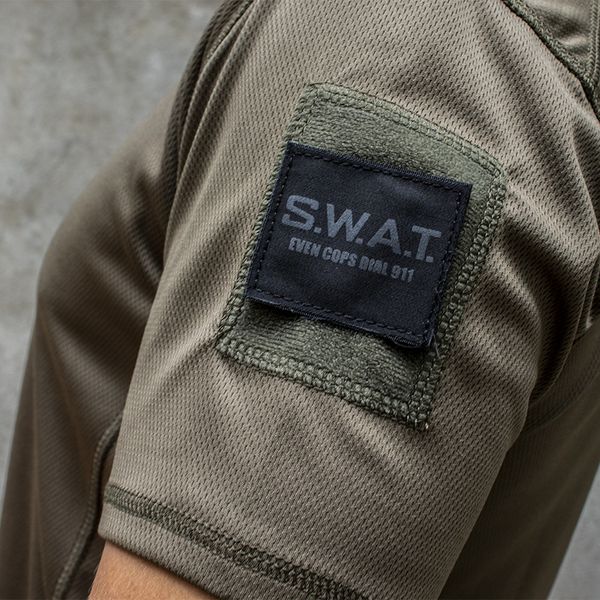 Thermal Tactical T-shirt "S.W.A.T." OLIVE (CoolPass) 00242000S0000000 photo