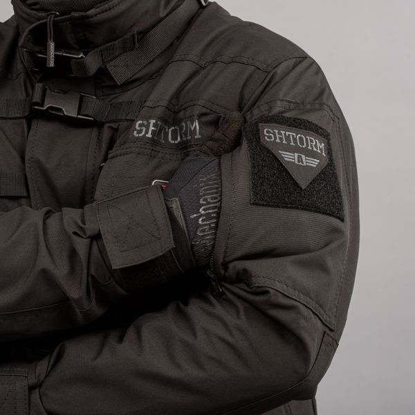 Куртка тактическая "SHTORM" BLACK (Мембрана + Флис) 00096000L0000000 фото