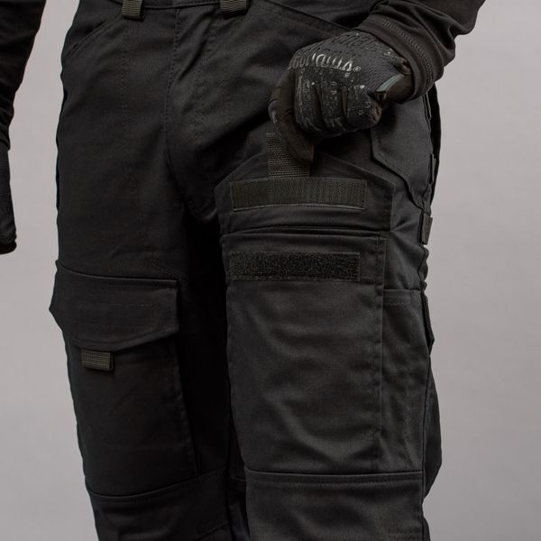 Spodnie taktyczne "SHTORM" BLACK (Pł&oacute;cienne)