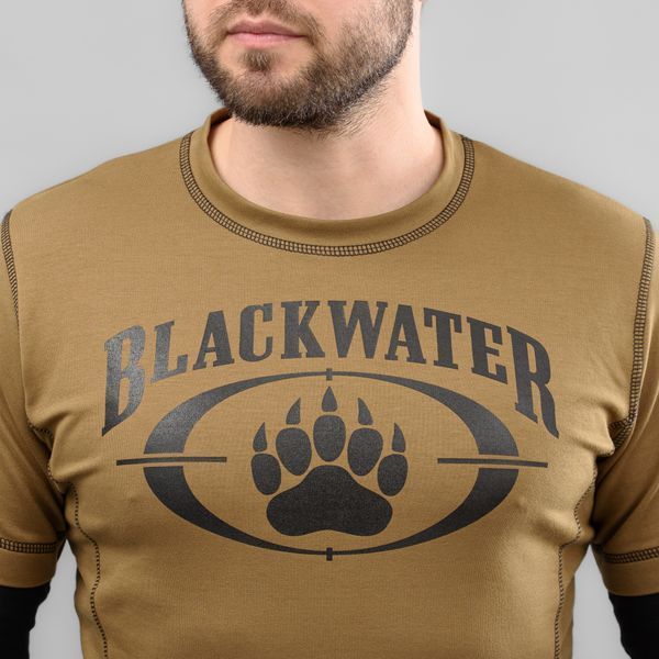 Футболка с рукавами "BLACK WATER" KHAKI (Трикотаж) 00409000L0000000 фото
