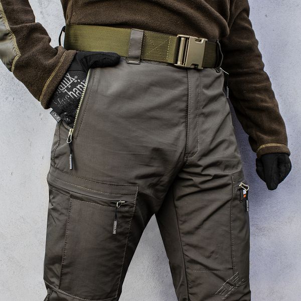 Komplet "TRAVEL DEFENCE" 3 w 1 ANORAK OLIVE (Taslan + Mikropolar)