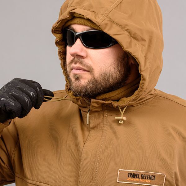 Анорак "TRAVEL DEFENCE" COYOTE (Таслан + Микрофлис) 00005000L0000000 фото