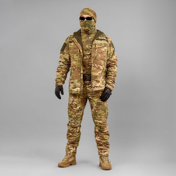 Komplet wojskowy "TRAVEL DEFENCE" 3 w 1 MULTICAM (Taslan + Mikropolar)