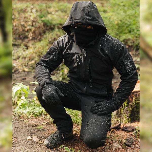 Pants "URBAN SCOUT" BLACK (SoftShell) 00331000M0000000 photo