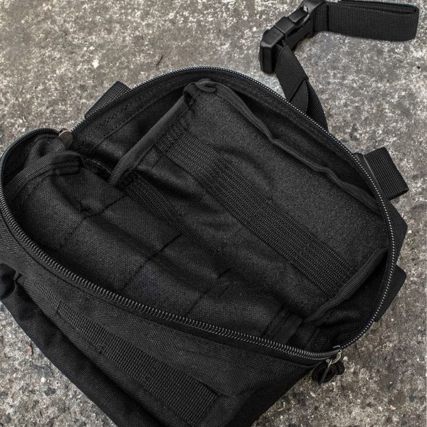 Thigh pouch "ANTITERROR II" BLACK (Cordura) 0016700000000000 photo