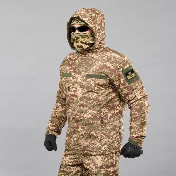 Комплект "TRAVEL DEFENCE" 3 в 1 АНОРАК ХИЖАК ПІКСЕЛЬ (Таслан + Мікрофліс) 00353000L0000000 фото