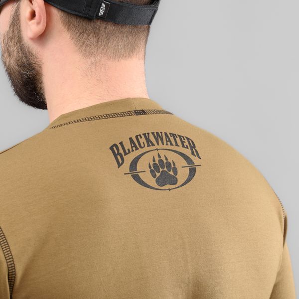 T-shirt with sleeves "BLACK WATER" KHAKI (Knitwear) 0040900XL0000000 photo