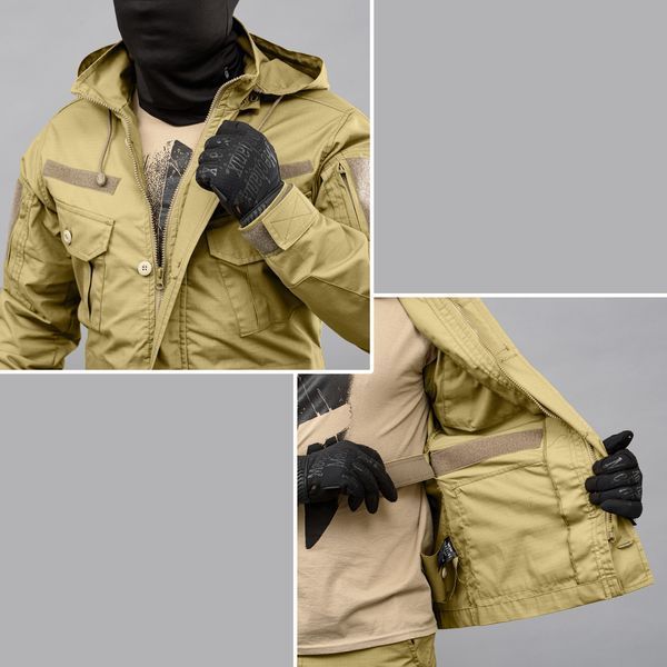 Field suit "CRUSADER" LIGHT COYOTE (Rip-Stop) 0007200XLLONG000 photo