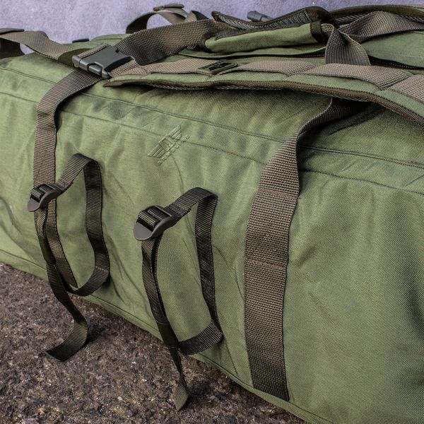 Army duffel bag - backpack 80l. "Nomad" OLIVE (Cordura) 0001600000000000 photo