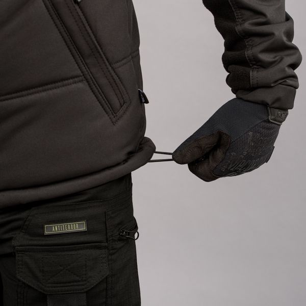 Insulated vest with hood "ANTITERROR II" BLACK (Membrane + Sintepon) 0005103XL0000000 photo