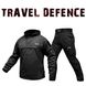 Комплект "TRAVEL DEFENCE" АНОРАК BLACK 2 в 1 (Таслан + Микрофлис) 00355000S0000000 фото 1