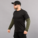 Футболка з рукавами "BLACK & OLIVE" (Трикотаж) 0045900XL0000000 фото 2