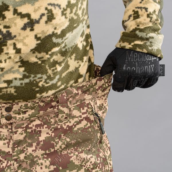 Komplet "TRAVEL DEFENCE" 3 w 1 ANORAK PREDATOR PIXEL (Taslan + Mikropolar)