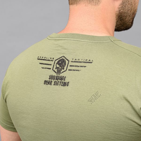 T-shirt "GLADIATOR" OLIVE (Cotton) 0025802XL0000000 photo