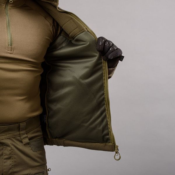 Bluza z kapturem "ANTITERROR II" OLIVE (Polar + Membrana)