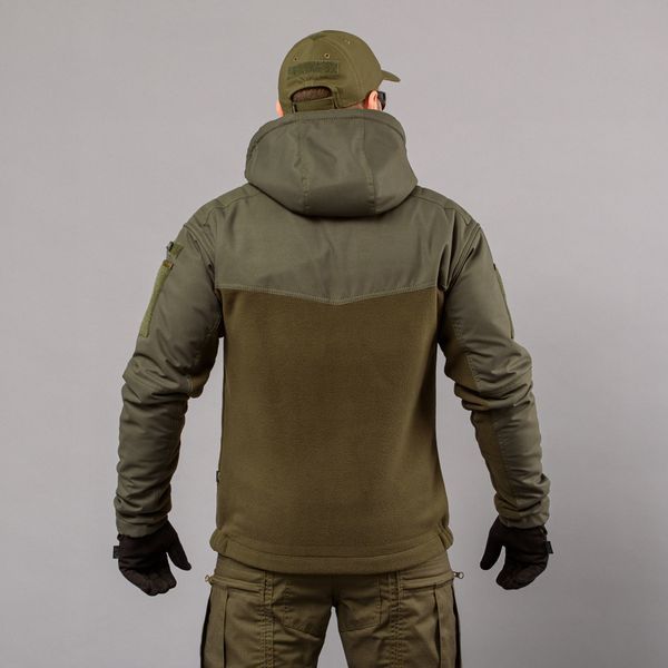 Bluza z kapturem "ANTITERROR II" OLIVE (Polar + Membrana)