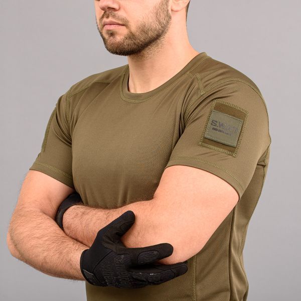 Koszulka termiczna taktyczna "S.W.A.T." OLIVE (CoolPass)