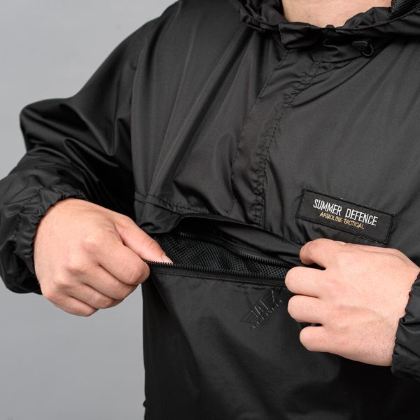 Anorak "SUMMER DEFENCE" BLACK (Raincoat fabric + Mesh) 00001000S0000000 photo