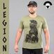 Футболка с принтом "LEGION" OLIVE (Хлопок) 00274000L0000000 фото 1