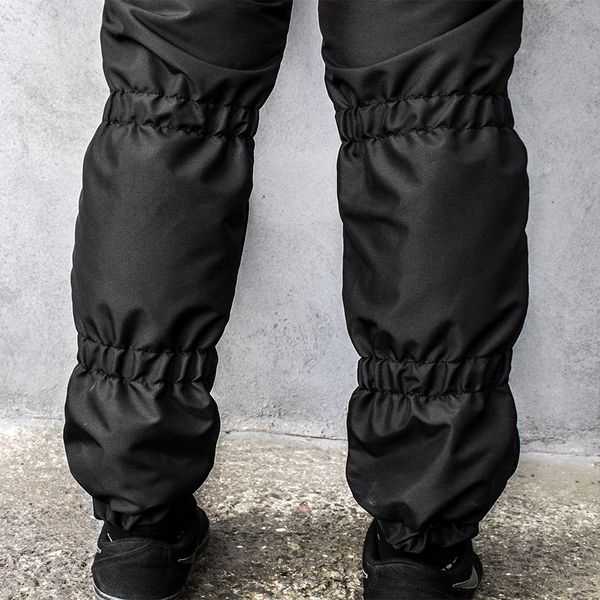 Insulated pants with belt "TRAVEL DEFENCE" BLACK (Raincoat fabric PU + Microfleece) 0031902XL0000000 photo